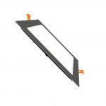 30-Placa LED Cuadrada SuperSlim 15W Black